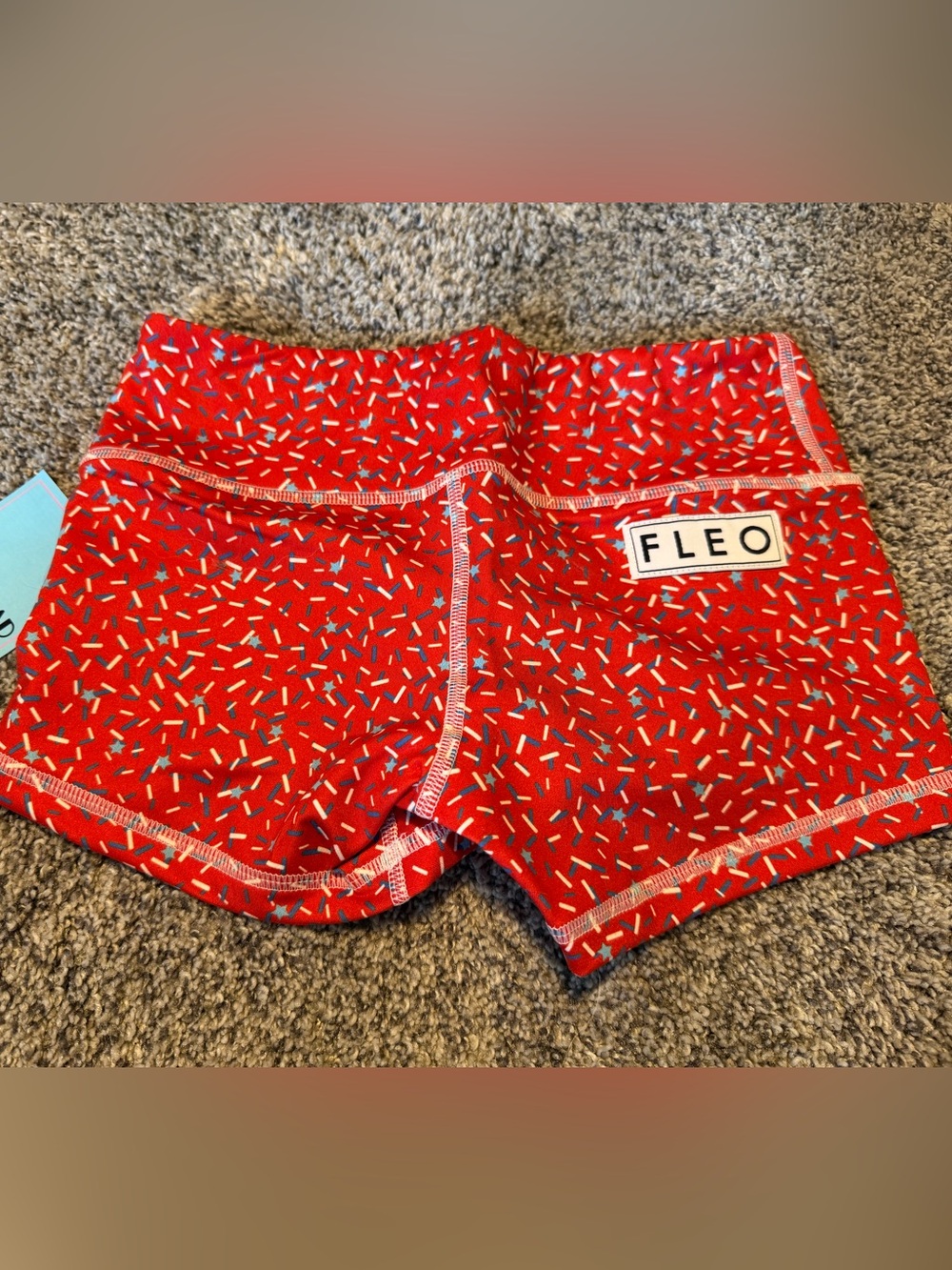 Fleo Shorts Confetti and Stars XS
